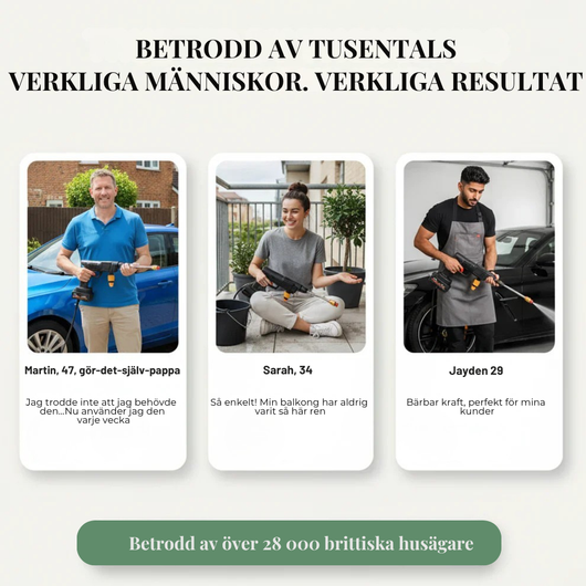 JetTvätt™ Portabel Högtryckstvätt
